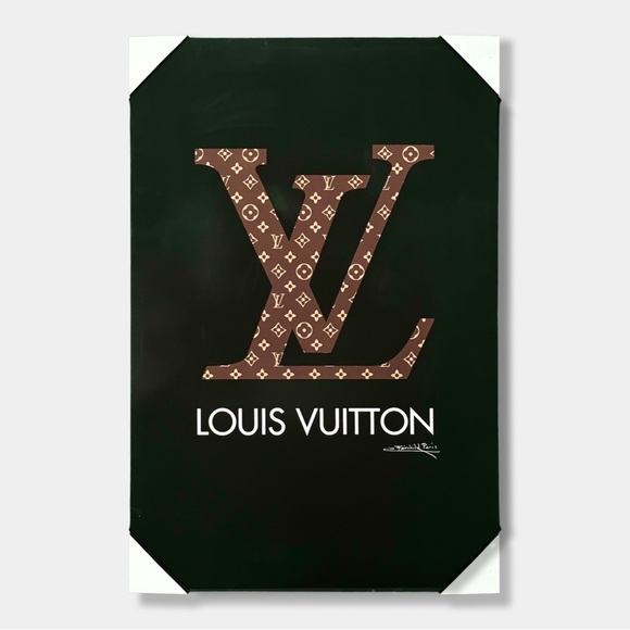 Fairchild Paris Other - Huge Rare Louis Vuitton Canvas Print 36x24 Fairchild Paris Fashion Designer LV